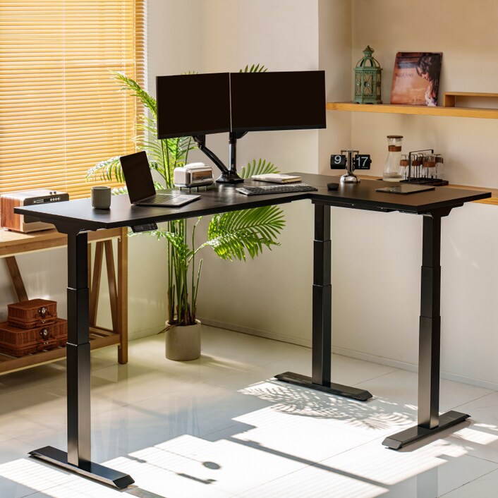 Pro L-Shaped Standing Desk E7L | Flexispot